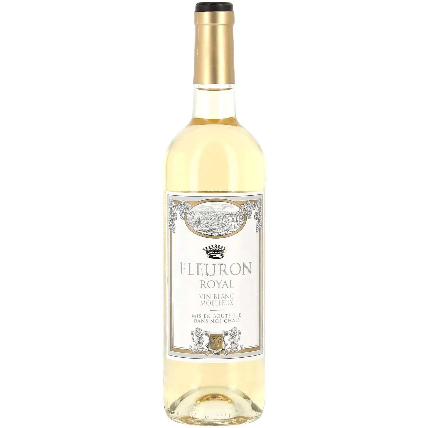 Вино Fleuron Royal Vin Blanc біле напівсолодке 10.5% 0.75л (3429679944007)