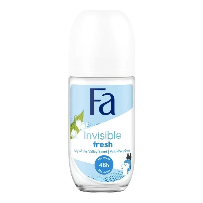 Антиперспірант-ролик Fa Invisible Fresh з ароматом конвалії 50 мл
