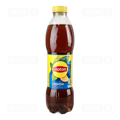 Чорний холодний чай Lipton зі смаком лимона