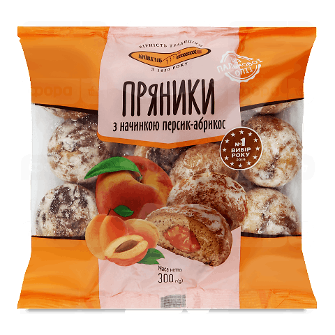 Пряники Київхліб з начинкою Персик-абрисок
