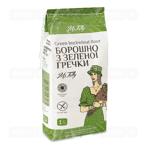 Борошно MSTally з зеленої гречки