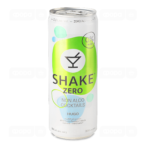 Напій соковмісний Shake Hugo сильногазований з/б