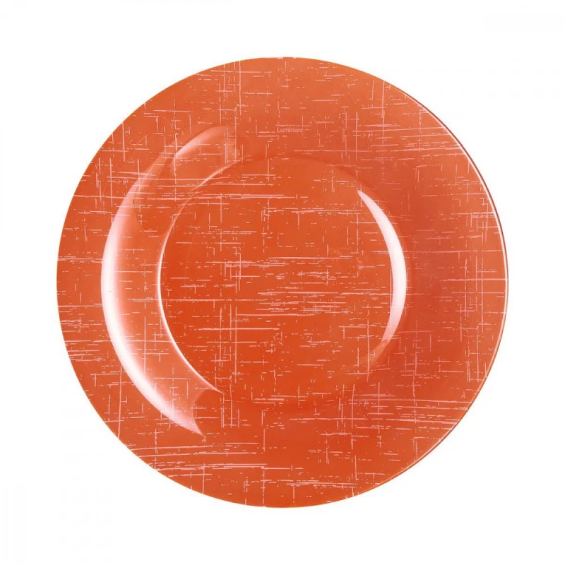 Тарілка Luminarc Poppy Mandarine десертна кругла 19 см 883314917444