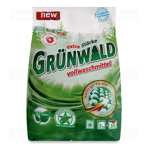Порошок пральний Grunwald Eco «Гірська свіжість» універсальний