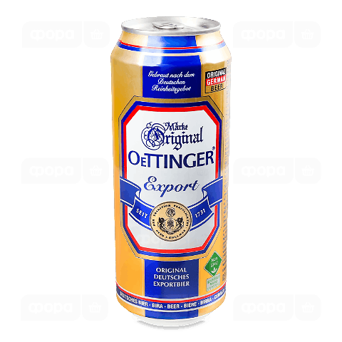 Пиво Oettinger Export світле з/б