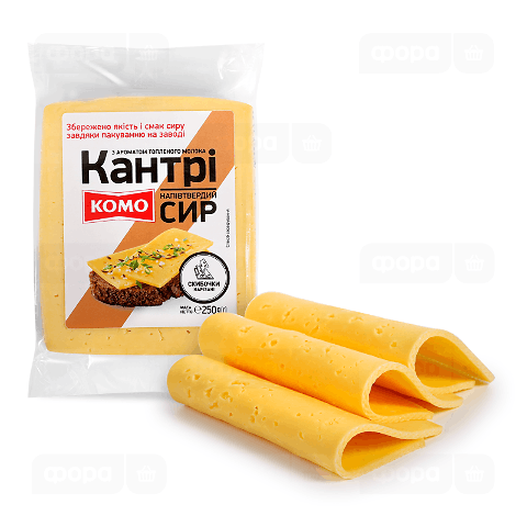 Сир «Комо» «Кантрі» 50% слайси