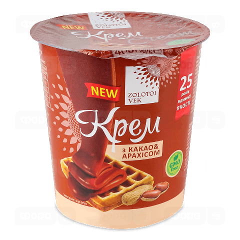 Крем Zolotoi Vek з какао та арахісом