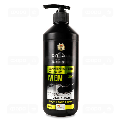 Шампунь-гель для душа Dalas 3in1 Men