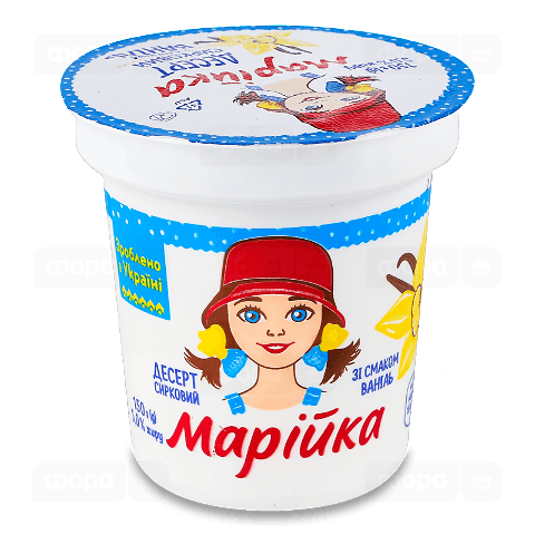 Десерт сирковий «Марійка» ваніль 5%
