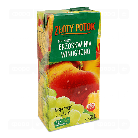 Напій соковмісний Zloty Potok Персиково-виноградн