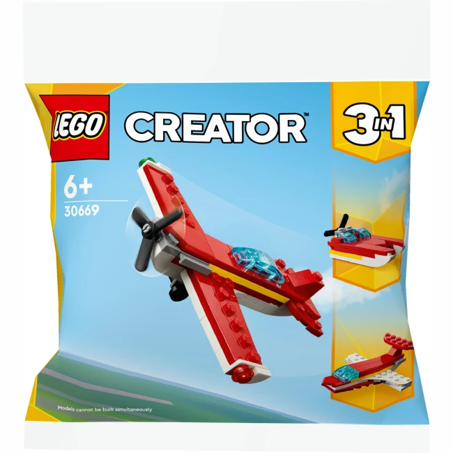 Конструктор LEGO Creator Культовий червоний літак «3 в 1» 51 деталь (30669)