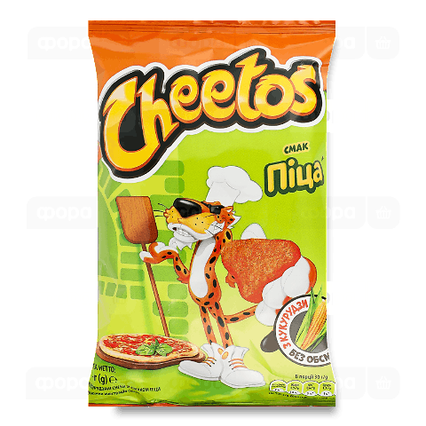 Кукурудзяні палички Cheetos зі смаком піци