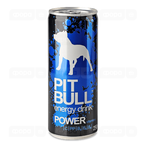 Напій енергетичний безалкогольний сильногазований Pit Bull Power з/б