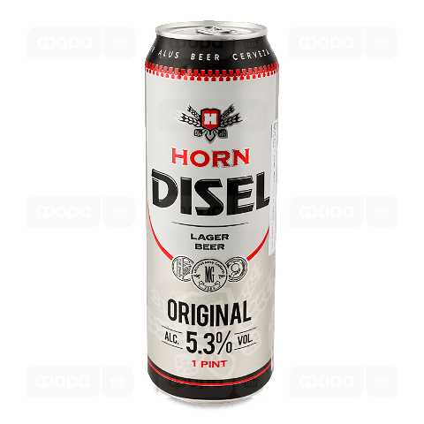 Пиво Horn Disel Original світле з/б