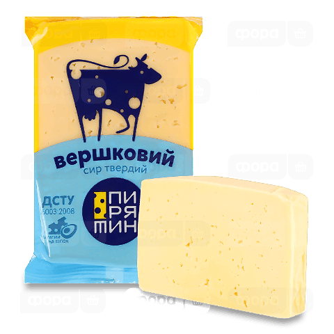 Сир Пирятин Вершковий твердий 50%