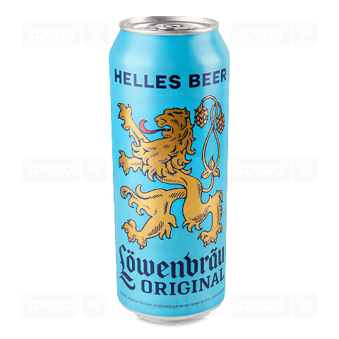 Пиво Lowenbrau Original світле 5,1% з/б