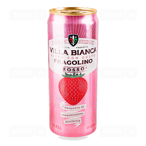 Сидр Villa Bianca Fragolino Rosso з/б