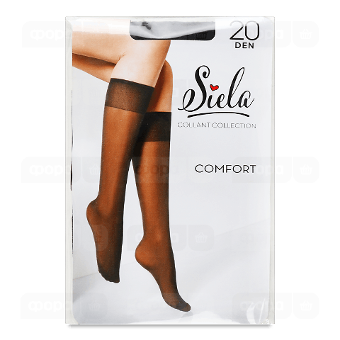 Гольфи жіночі Siela Comfort 20 den nero р.23-25