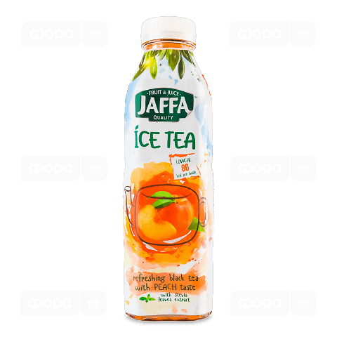 Чай холодний Jaffa Ice Tea чорний зі смаком персику з екстрактом листя стевії
