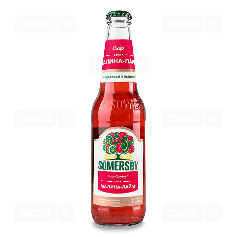 Сидр Somersby зі смаком малини та лайма