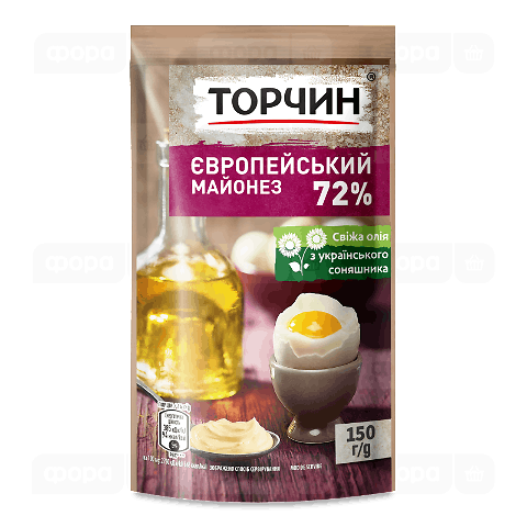 Майонез Торчин Європейський 72% д/п