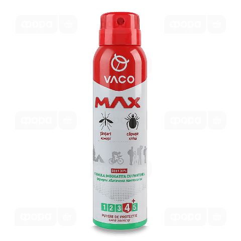 Аерозоль від комарів, кліщів і мошок Vaco Max з пантенолом