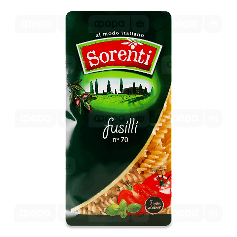 Вироби макаронні Sorenti Fusilli №70