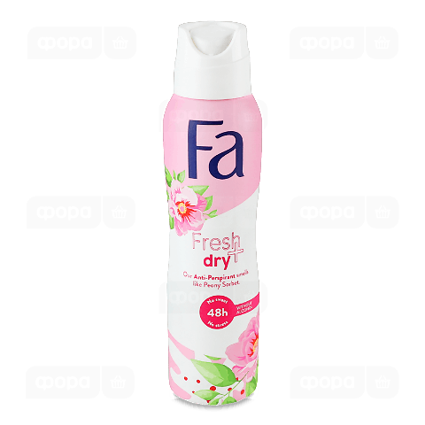Дезодорант-спрей Fa Fresh+Dry Peony Sorbet