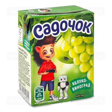 Нектар Садочок яблуко-виноград