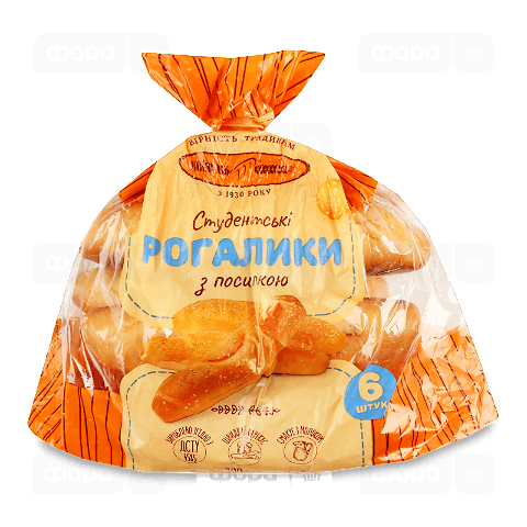 Рогалики Київхліб Студентські з посипкою