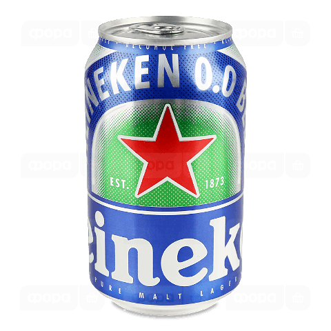 Пиво Heineken безалкогольне світле з/б