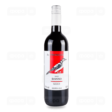 Вино La Promessa Rosso Secco червоне сухе