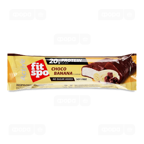 Батончик FitSpo Active протеїновий з бананом
