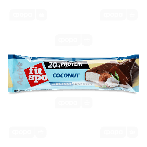 Батончик FitSpo Active протеїновий з кокосом