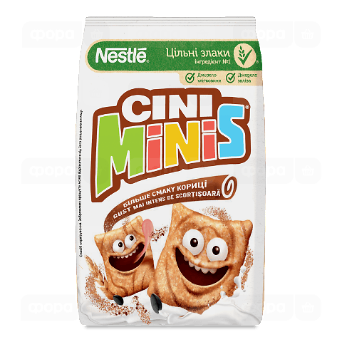 Сніданок сухий Nestle Cini Minis з вітамінно-мінеральними речовинами