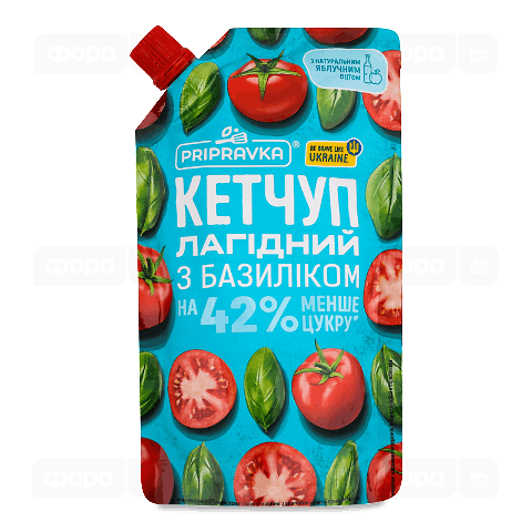 Кетчуп Pripravka Лагідний з базиліком