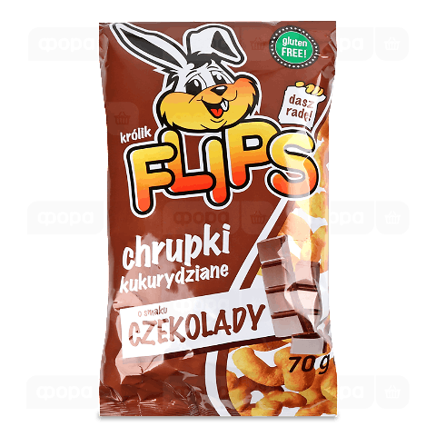 Палички кукурудзяні Flips зі смаком шоколаду