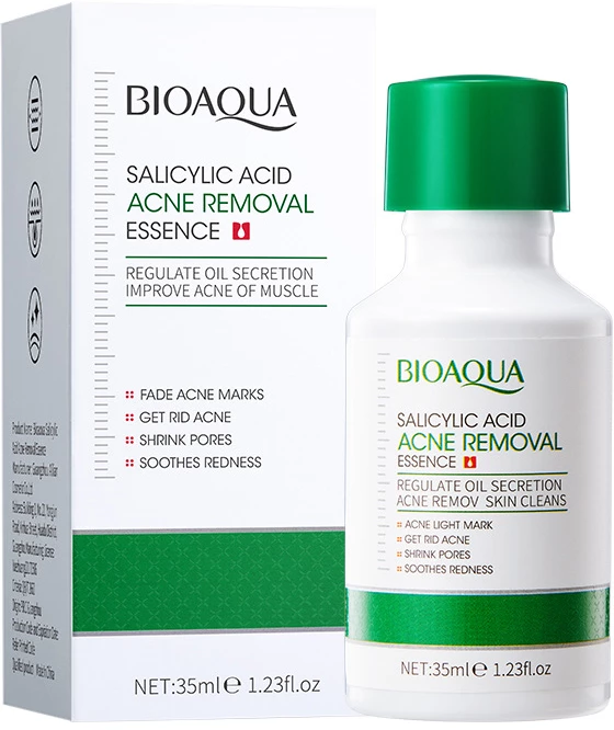 Сироватка для обличчя Bioaqua Salicylic Acid Acne Removal Essence проти акне з саліциловою кислотою 35 мл (NO.BQY49112)