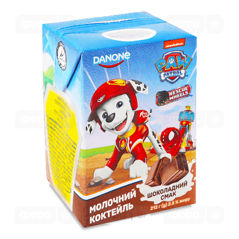 Коктейль молочний Danone ДанКолекція шоколадний 2,5%