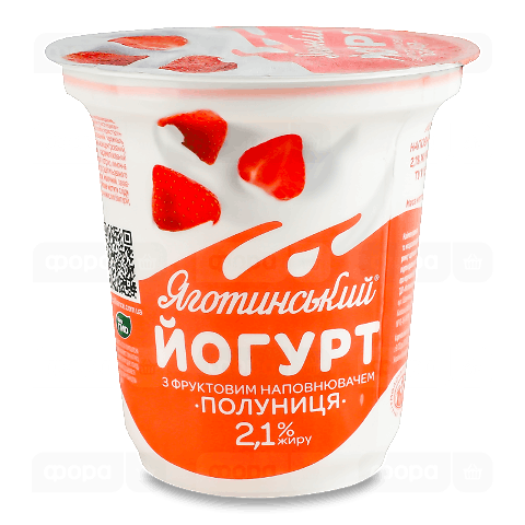 Йогурт Яготинський полуниця 2,1%