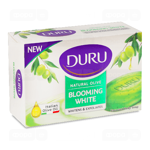 Мило Duru Natural Olive Blooming White з екстрактом папаї