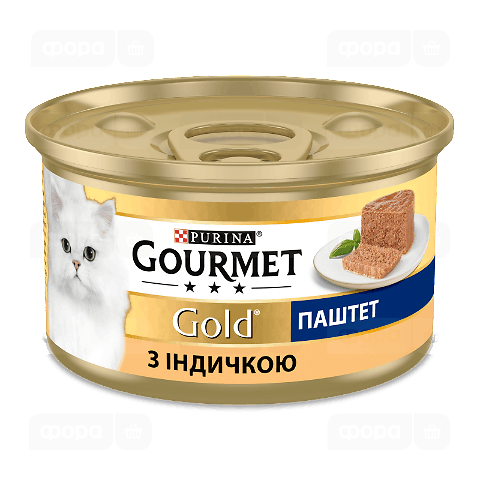 Корм Gourmet Gold мус з індичкою з/б