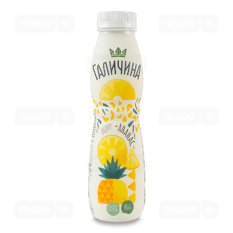 Йогурт Галичина ананас 2,2% пет