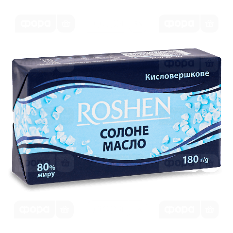 Масло кисловершкове Roshen Солоне 80%