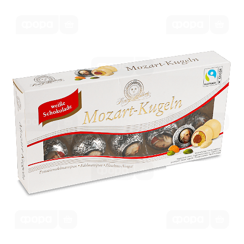 Цукерки Henry Lambertz Mozart у білому шоколаді