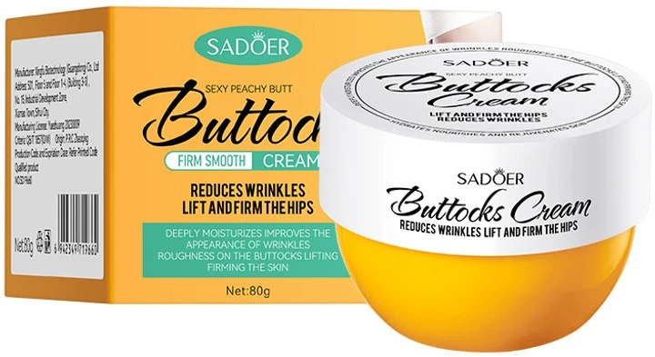 Крем Sadoer Buttocks Cream Sexy Peach Butt для підтяжки стегон 80 г (6942349719660)