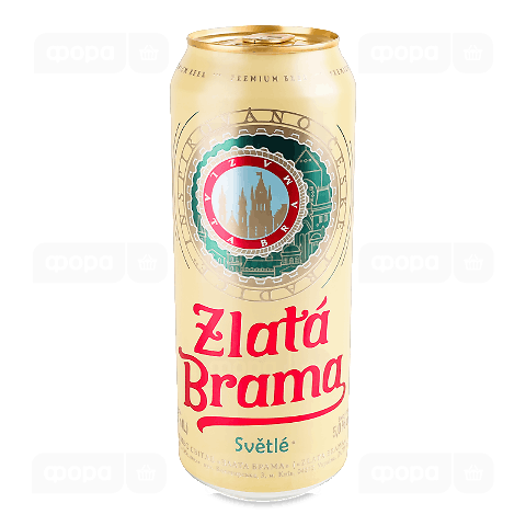 Пиво Zlata Brama світле з/б