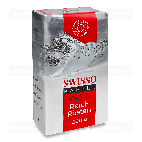 Кава мелена Swisso Kaffee Reich Roesten