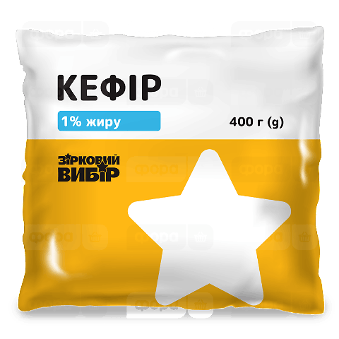 Кефір Зірковий вибір 1% п/е