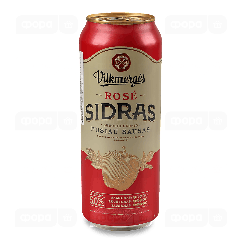 Сидр Vilkmerges Rose яблучний з/б